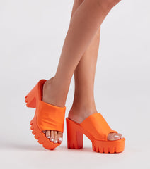 Mules de plataforma gruesa Trendy Girl Era