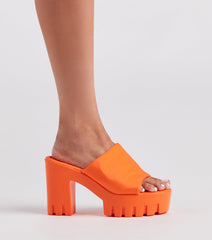 Mules de plataforma gruesa Trendy Girl Era