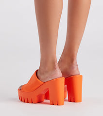 Mules de plataforma gruesa Trendy Girl Era