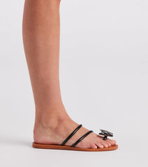 Spread The Fun Butterfly Thong Sandals