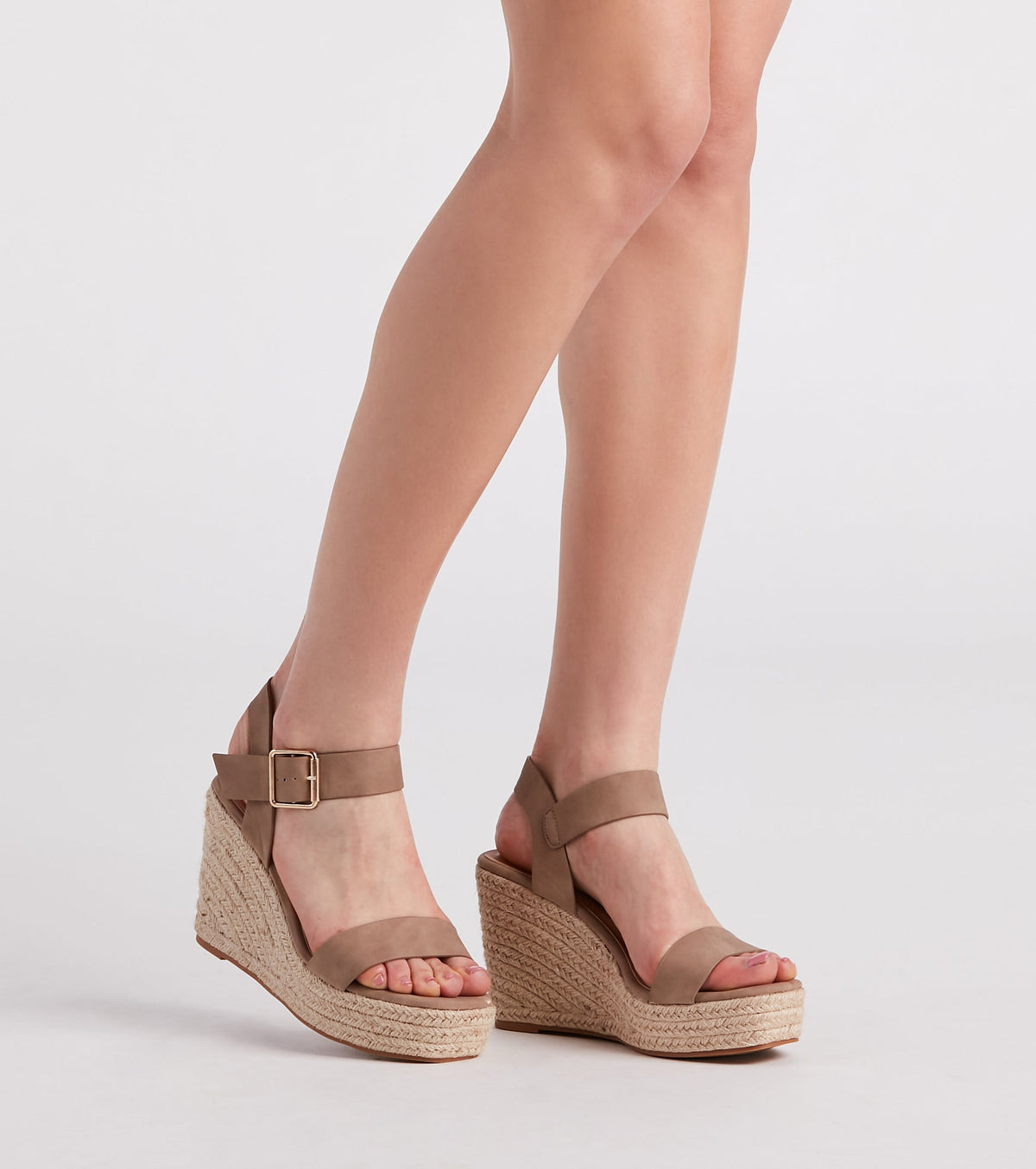 Picnic Time – Espadrilles mit Plateau-Wedges