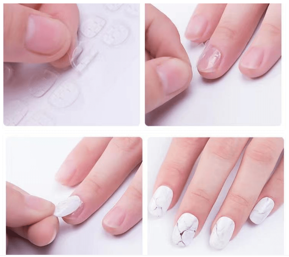 Medium Rounded Baby Pink Press On Nails with Ruched Charm and Pearls