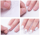 Medium Rounded Light Pink Press On Nails with Flower and Crystal Charms