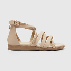 Sandalias romanas beige