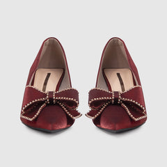 Abendschuhe Pumps Rot