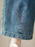 Pure Soul Denim High Waist Loose Overall Dungarees