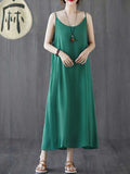 Plain Cotton Slip Dress