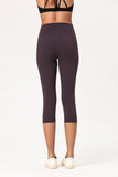 High Waisted Cropped Fitness Leggings