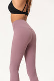 High Waisted Cropped Fitness Leggings