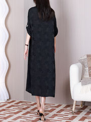 Vestido línea A con cuello de solapa Wonderful Tonight