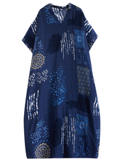 You Made Me Bat Sleeve Kaftan Dress