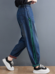 Pantalones vaqueros azules de cintura alta Wrangler 