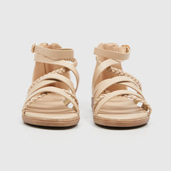 Sandalias romanas beige