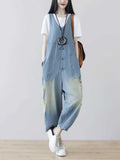 People Look At You Denim Overall Dungarees