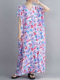 Crazy Love Floral Printed Kaftan Dress