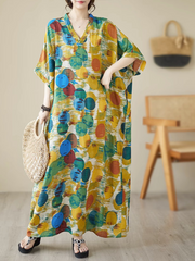 Keep Your Dream Save Kaftankleid mit V-Ausschnitt