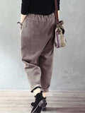 Colorful Choice Elastic Waist Retro Pant