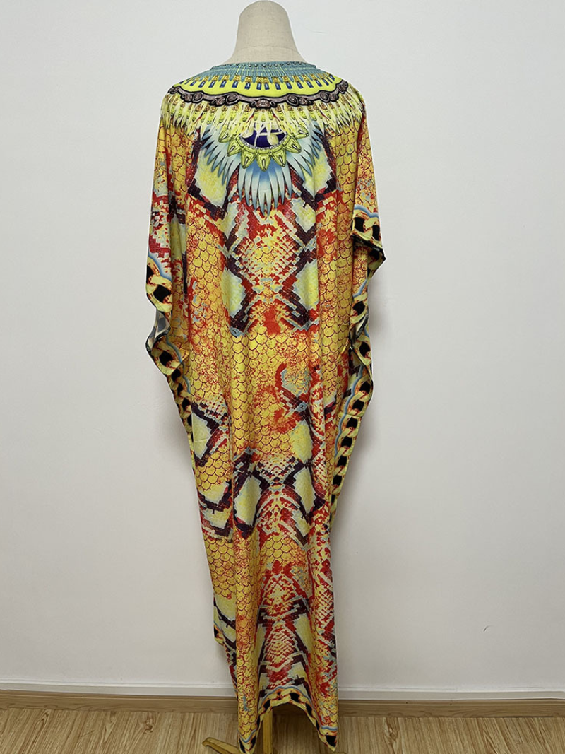 Take My Heart Polyester Stylish Kaftan Dress