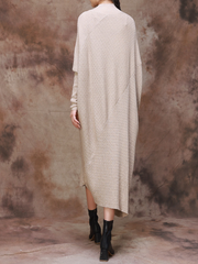 knitting Dolman Sleeve Collar A-line Style