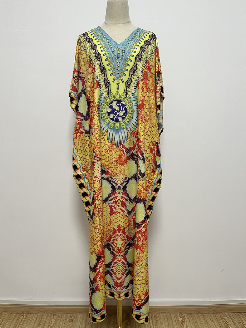 Take My Heart Polyester Stylish Kaftan Dress