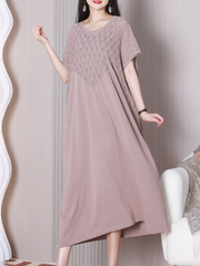 Vestido de cuello redondo y corte A de Dress the Population