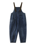 Spring Stylish Denim Casual Loose Western Dungarees Overalls