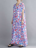 Crazy Love Floral Printed Kaftan Dress