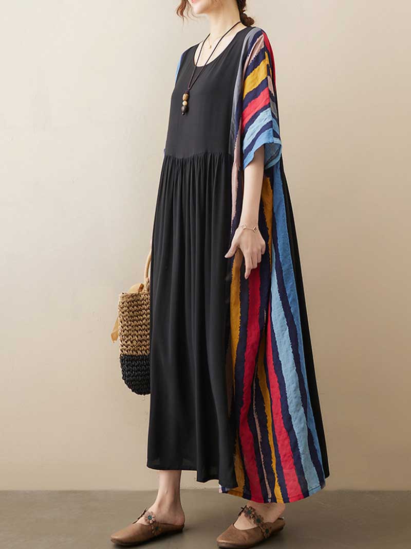 Retro Girl Striped Smock Dress Emes Shop Retro Girl Striped Smock Dress Emes Shop
