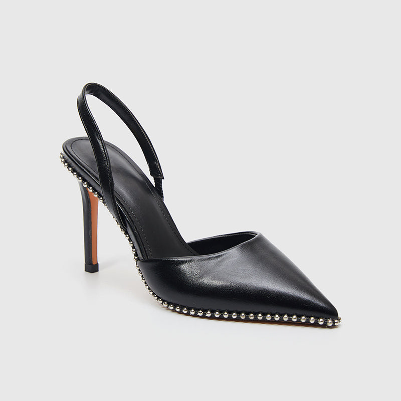 Stiletto-Schuhe Pumps mit spitzer Spitze