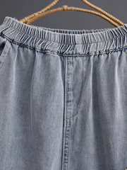 Gemütliche, stylische Damenhose mit Stickerei