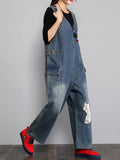 Twill Patched Overall Dungarees (USA ONLY)