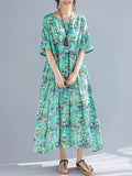 Green Light Smock Dress