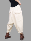 Feel The Love Denim Natural Waist Baggy Pants