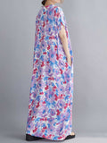 Crazy Love Floral Printed Kaftan Dress