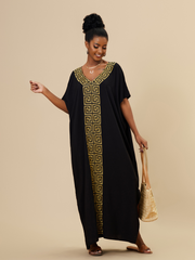 Lockeres Kaftan-Kleid „It's My Life“ aus Viskose