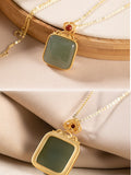 Never Say Love Jade Necklace