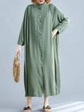 She's All Tiki Midi Shirt Dress