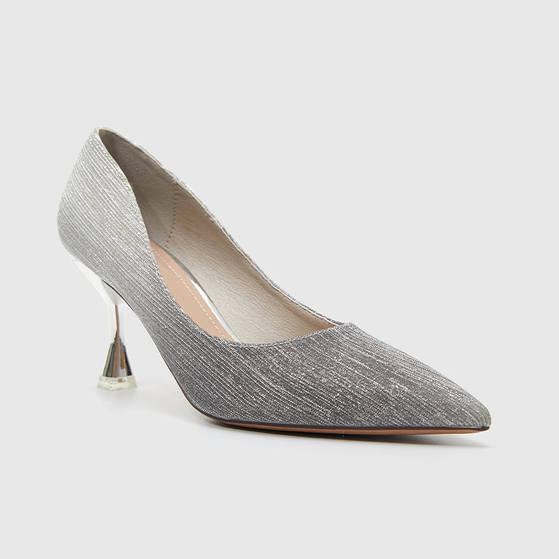 Evening Heeled Pointed Pumps