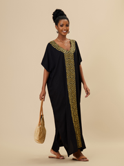 Lockeres Kaftan-Kleid „It's My Life“ aus Viskose