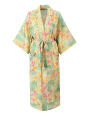 Chaqueta kimono de manga corta con cuello de solapa Pure Soul