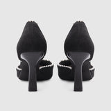 Stiletto Pointy Toe High Heels Pumps Black