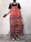 A Hundred Days Ethnic Print Cotton Overall Dungarees