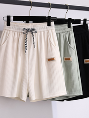 Pantalones cortos holgados y elegantes de cintura alta de verano