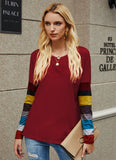 Colorful Striped Long Sleeve Sweater