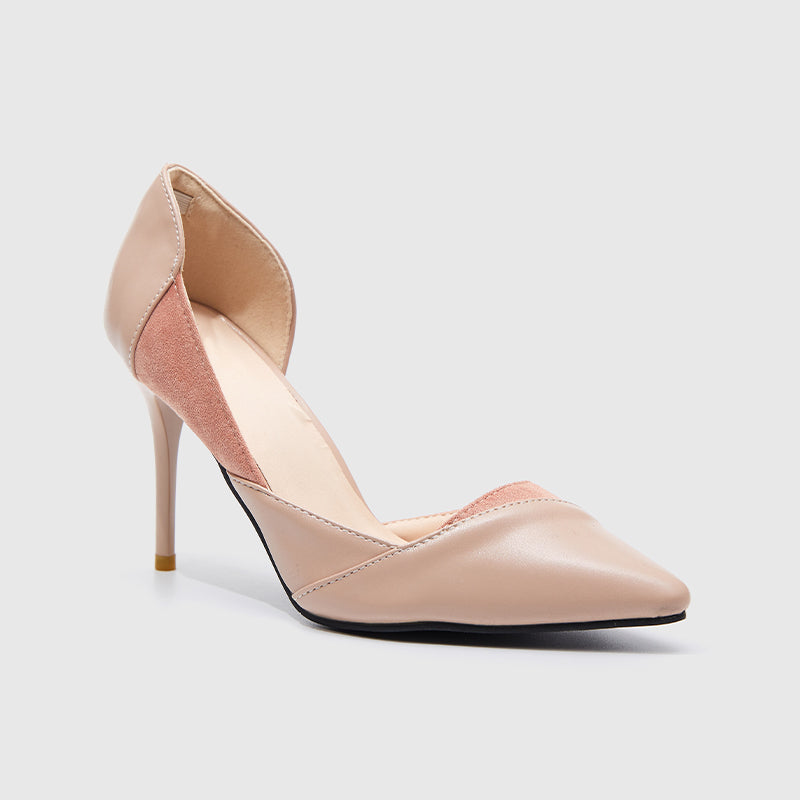 Pointed Toe High Heels Pumps Pink