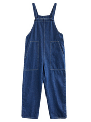 Jeans-Overall mit weitem Bein für Damen/Lässiger Jumpsuit/Sommer- und Frühlings-Jumpsuit