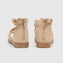 Sandalias romanas beige