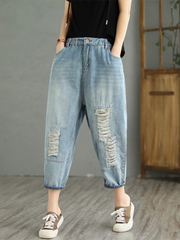 Just My Size Denim Hose mit natürlicher Taille