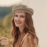 Multi Patterned Beret