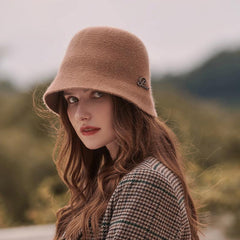 Metallic Text Detail Woven Hat